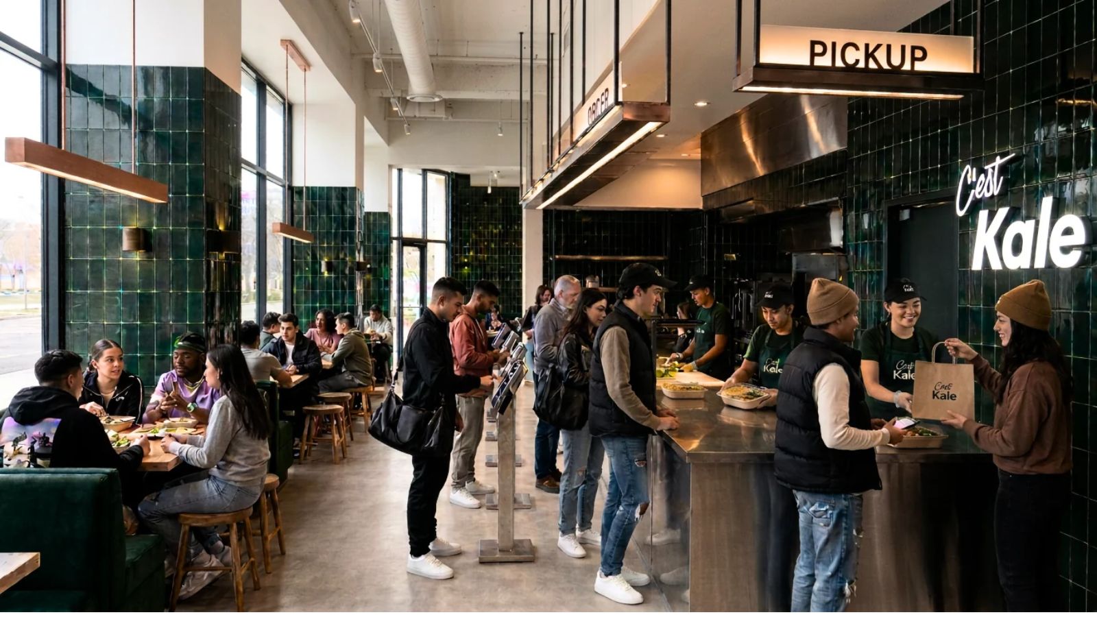 C'est Kale restaurant concept